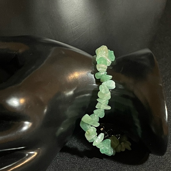 Bracelet And Earrings Set - Natural Healing Stone Aventurine - Picture 11 of 15